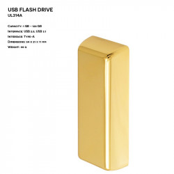 Pendrive ER SZTABKA UL314A Metalowy