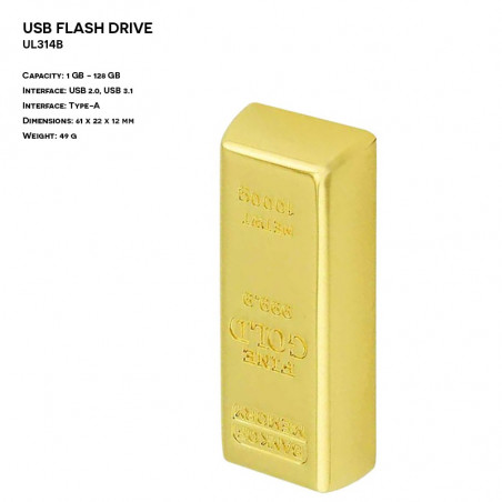 Metal ER BAR UL314B Pendrive