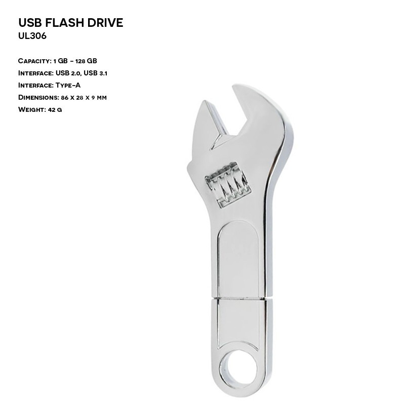 Pendrive ER NARZĘDZIA UL306 Metalowy
