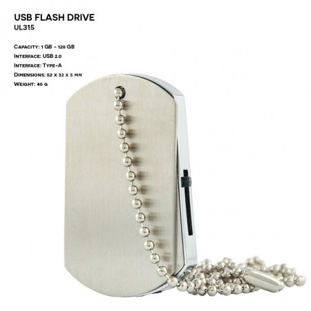 Reklamowy Pendrive ER NIEŚMIERTELNIK UL315 Metalowy
