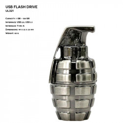 Metal ER GRENADE UL321 Pendrive