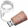 Wooden - Glass ER BOTTLE UL909 Pendrive with logo