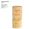 Wooden ER BOTTLE STOPPER UL427B Pendrive