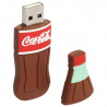 Pendrive 2D w kształcie butelki wykonany na zamówienie z tworzywa PVC.