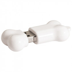 Gumowa pamięć USB w kształcie kości. Pendrive kość.