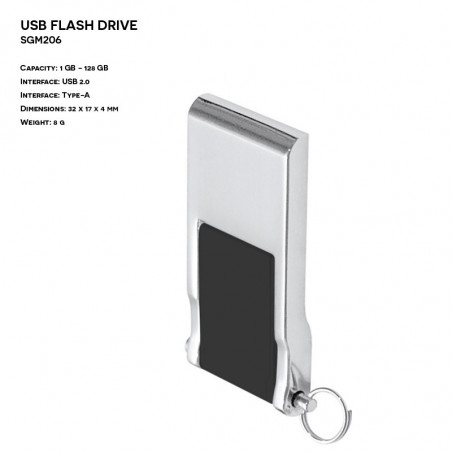 Pendrive ER SWING SGM206 Plastikowo - Metalowy