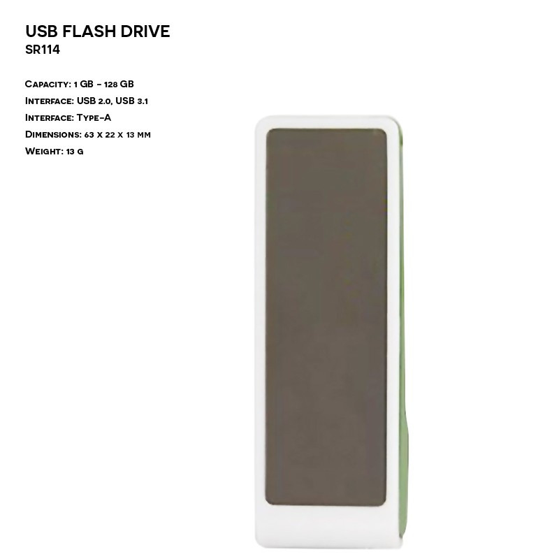 Plastic ER SLIDER SR114 Pendrive