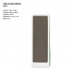 Plastic ER SLIDER SR114 Pendrive