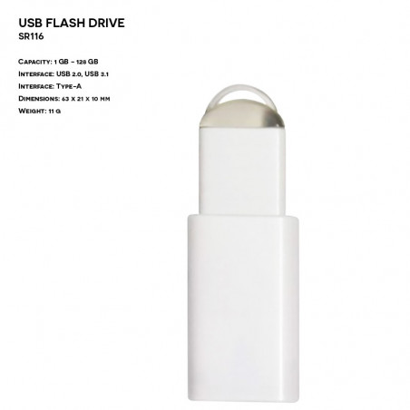 Plastic ER SLIDER SR116 Pendrive