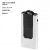 Pendrive z domingiem ER SLIDER SRM202S Plastikowo - Metalowy