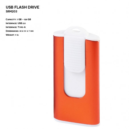 Pendrive ER SLIDER SRM203 Plastikowo - Metalowy