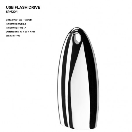 Pendrive ER SLIDER SRM204 Plastikowo - Metalowy