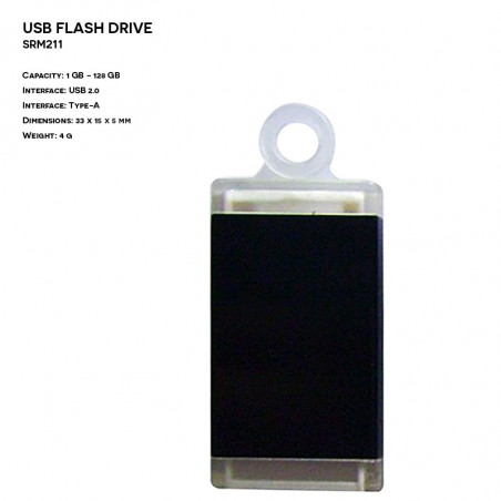 Plastic - Metal ER SLIDER SRM211 Pendrive