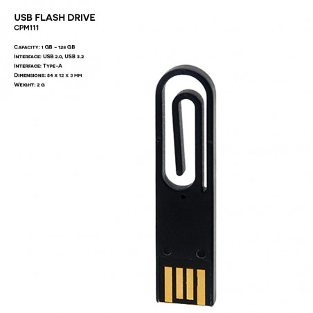 Plastic ER office CLIP CPM111 Pendrive