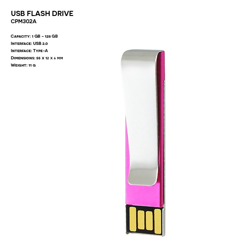 Pendrive ER SPINACZ z grawerem CPM302A Metalowy