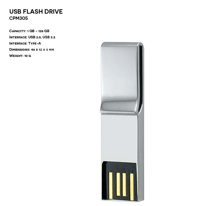 Metal ER CLIP CPM305 Pendrive