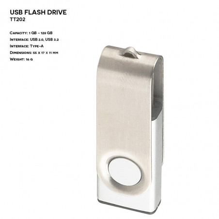 Plastic - Metal ER TWIST TT202 Pendrive