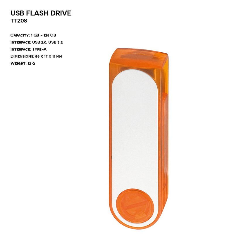 Pendrive ER TWIST TT208 Plastikowo - Metalowy