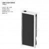 Plastic - Metal ER TWIST TTM213 Pendrive with sticker