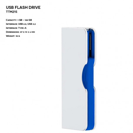 Plastic - Metal ER TWIST TTM215 Pendrive