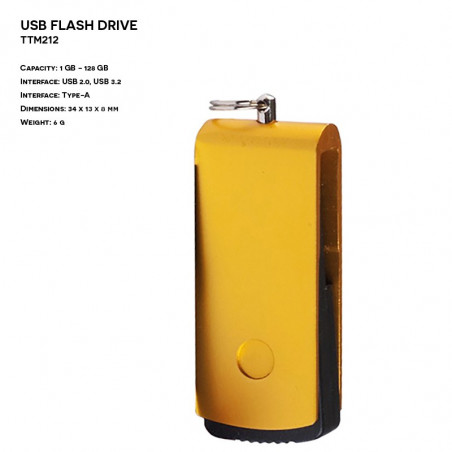 Plastic - Metal ER TWIST TTM212 Pendrive