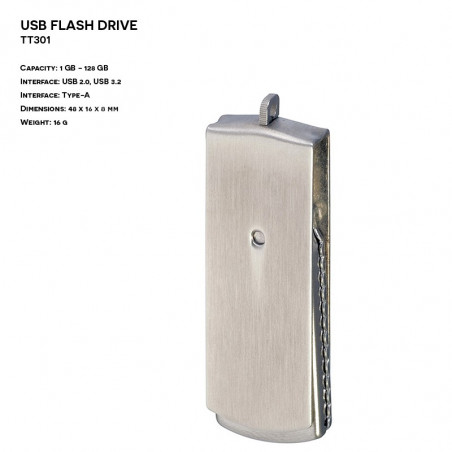 Pendrive ER TWIST TT301 Metalowy