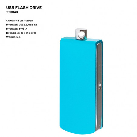Pendrive z grawerem ER TWIST TT304B Metalowy