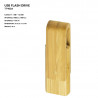 Wooden ER TWIST TT402 advertising Pendrive
