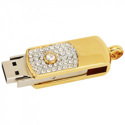 Jewelry ER TWIST TT604 Pendrive with crystals