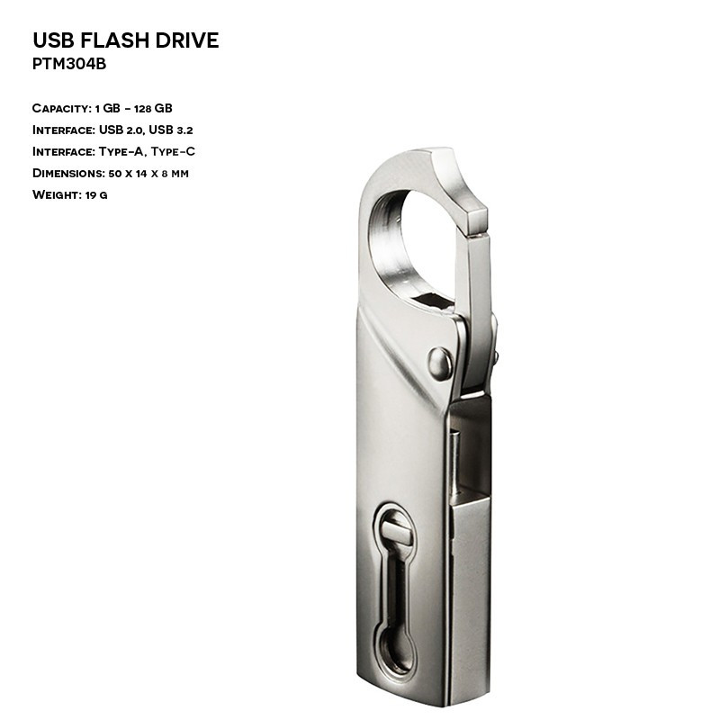 Metal ER KEYCHAIN PTM304B TYPE C Pendrive