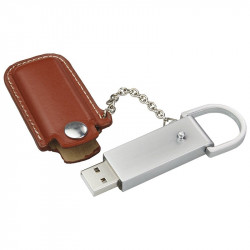 Pendrive ER CLASSIC CC3509 Skórzano - Metalowy