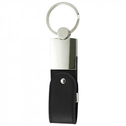 Pendrive z tłoczonym logo ER BRELOK PT507 Skórzany