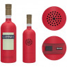 Bottle-shaped Bluetooth speaker.