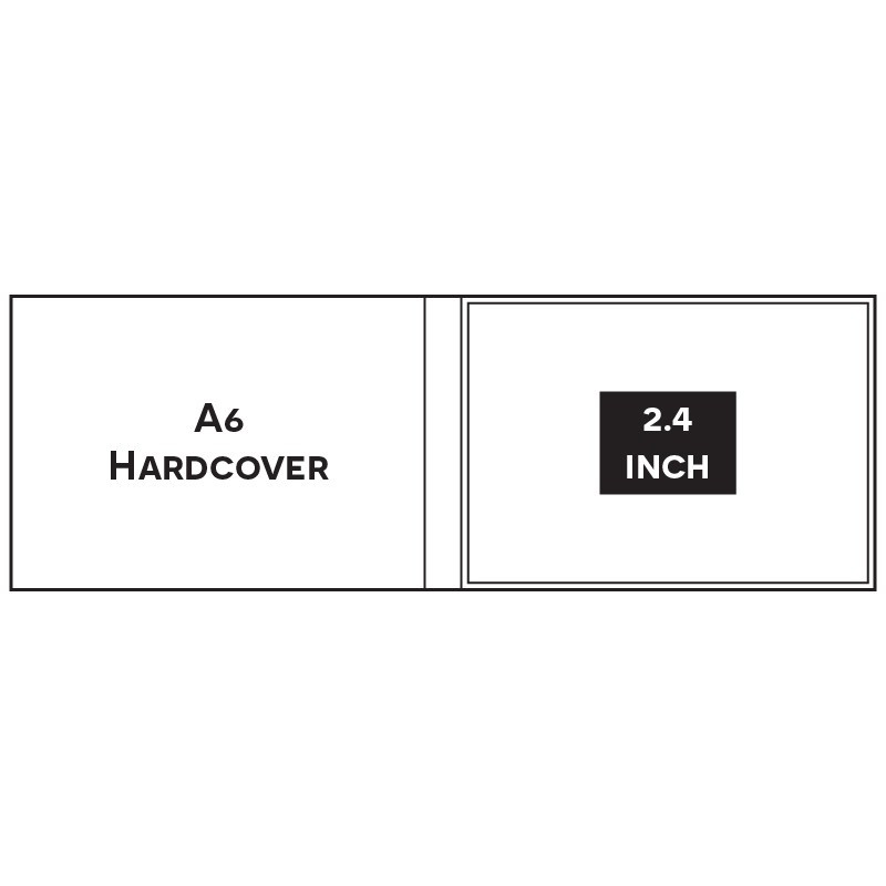 Paper ER A6 LANDSCAPE A6LP1024 2.4 INCH HARDCOVER Video Brochure