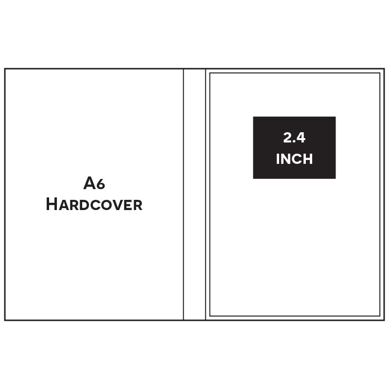 Paper ER A6 PORTRAIT A6PP1024 2.4 INCH HARDCOVER Video Brochure