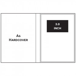 Paper ER A6 PORTRAIT A6PP1030 3.0 INCH HARDCOVER Video Brochure
