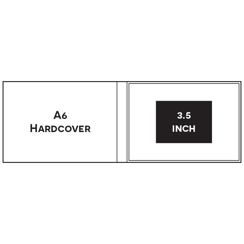 Paper ER A6 LANDSCAPE A6LP1035 3.5 INCH HARDCOVER Video Brochure