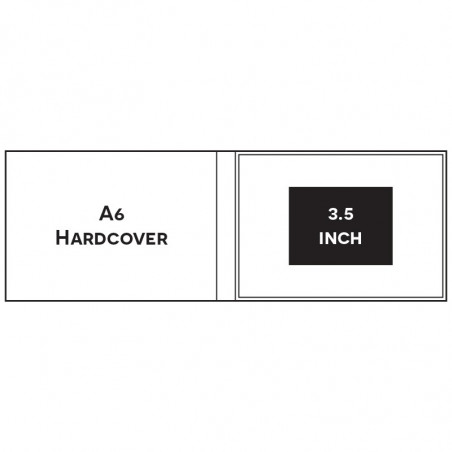 Paper ER A6 LANDSCAPE A6LP1035 3.5 INCH HARDCOVER Video Brochure
