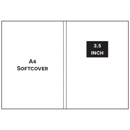 Paper ER A4 PORTRAIT A4P1035 3.5 INCH Video Brochure