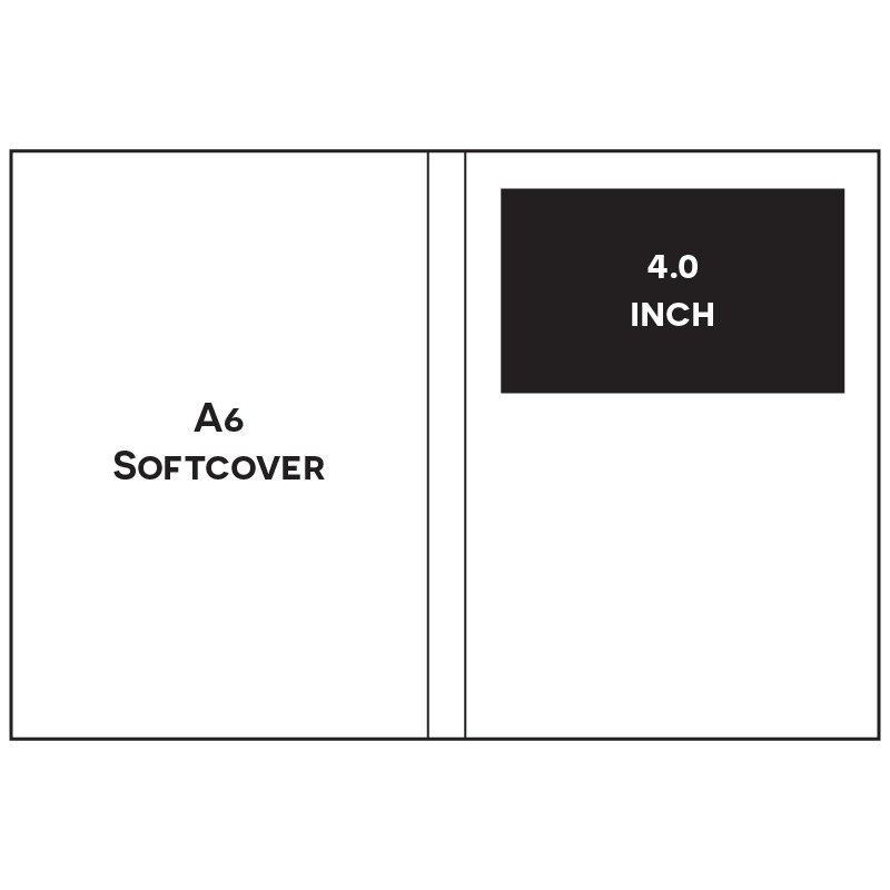 Paper ER A6 PORTRAIT A6P1040 4.0 INCH Video Brochure