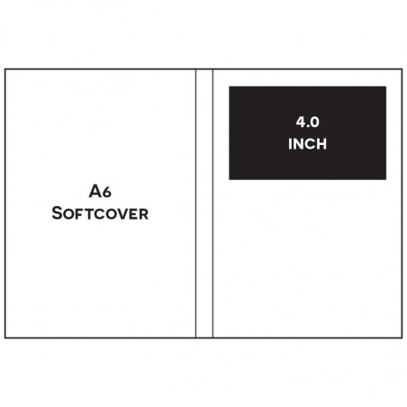 Paper ER A6 PORTRAIT A6P1040 4.0 INCH Video Brochure