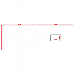 Paper ER A4 LANDSCAPE A4L1040 4.0 INCH Video Brochure