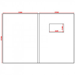Paper ER A4 PORTRAIT A4P1040 4.0 INCH Video Brochure