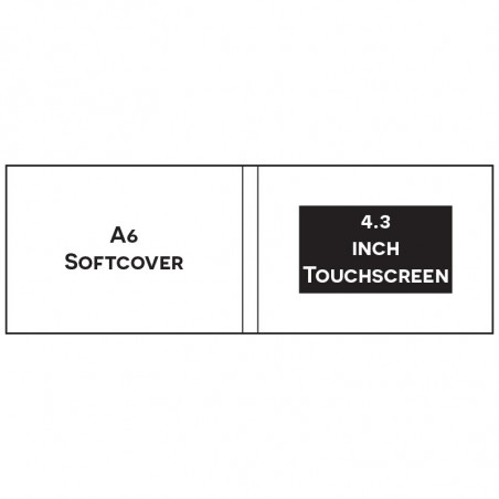 Paper ER A6 LANDSCAPE A6L1043B 4.3 INCH TOUCHSCREEN Video Brochure