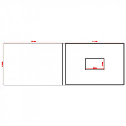 Paper ER A4 LANDSCAPE A4LP1043B 4.3 INCH TOUCHSCREEN HARDCOVER Video Brochure