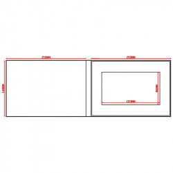 Paper ER A5 LANDSCAPE A5LP1070B 7.0 INCH TOUCHSCREEN HARDCOVER Video Brochure