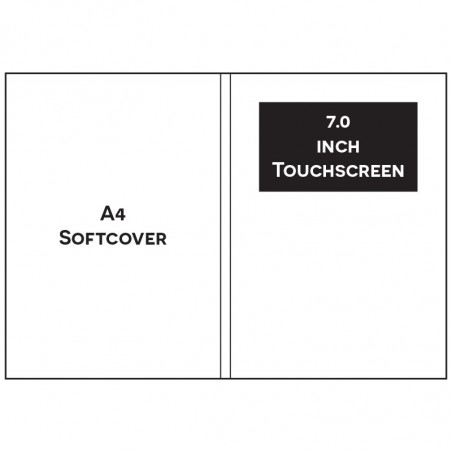 Paper ER A4 PORTRAIT A4P1070B 7.0 INCH TOUCHSCREEN Video Brochure