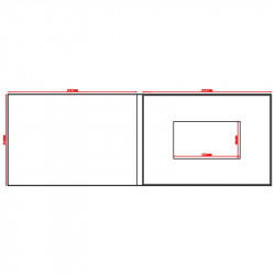 Paper ER A4 LANDSCAPE A4LP1070B 7.0 INCH TOUCHSCREEN HARDCOVER Video Brochure