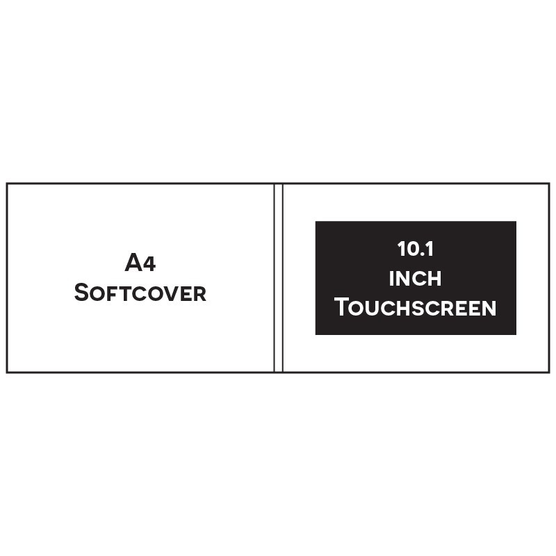 Paper ER A4 LANDSCAPE A4L10101B 10.1 INCH TOUCHSCREEN Video Brochure