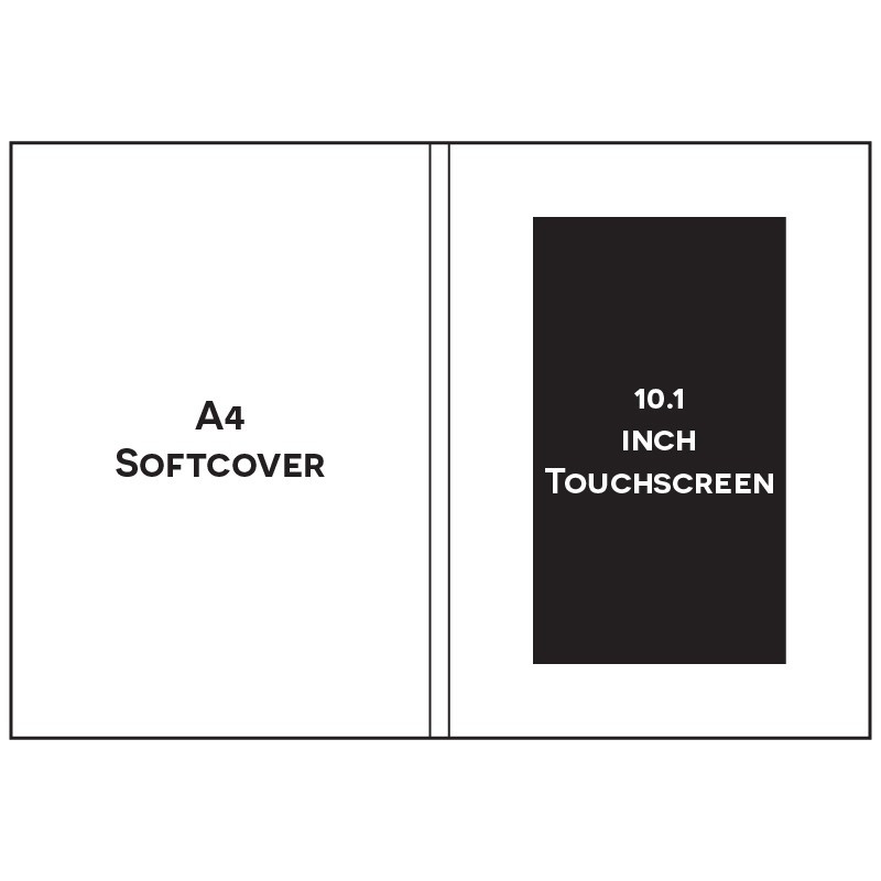 Paper ER A4 PORTRAIT A4P10101B 10.1 INCH TOUCHSCREEN Video Brochure